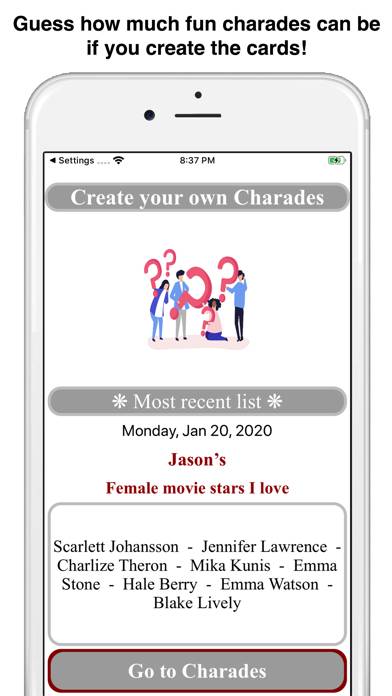 Create your own charades App screenshot #6