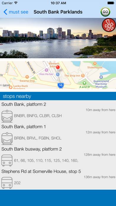 Brisbane Public Transport App-Screenshot #2