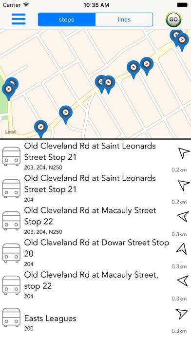 Brisbane Public Transport App-Screenshot #3