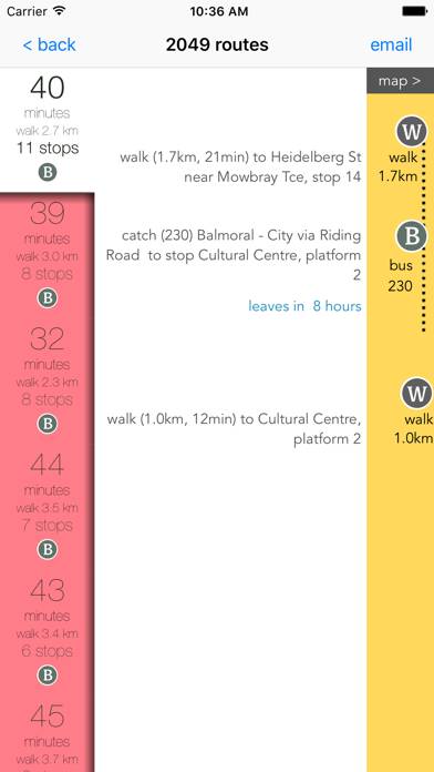 Brisbane Public Transport App-Screenshot #5