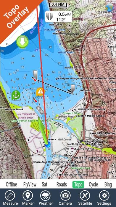 Lake Murray SC Fishing Maps HD screenshot