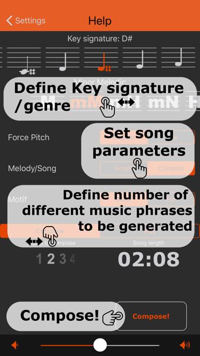 Virtual Music Composer Subscr. Captura de pantalla de la aplicación #1