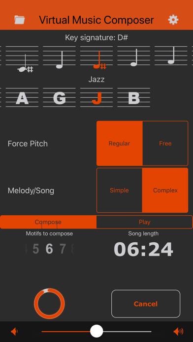 Virtual Music Composer Subscr. Captura de pantalla de la aplicación #2