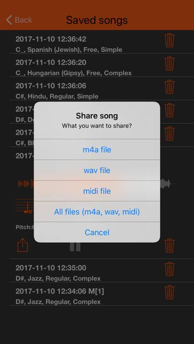 Virtual Music Composer Subscr. Captura de pantalla de la aplicación #5