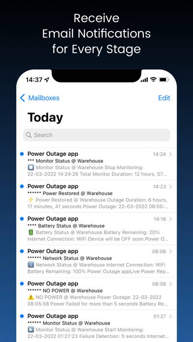 Power Outage Captura de pantalla de la aplicación #3