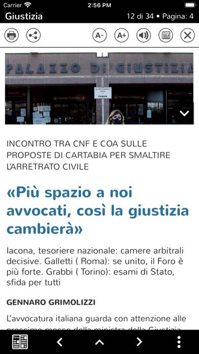 Il Dubbio Schermata dell'app