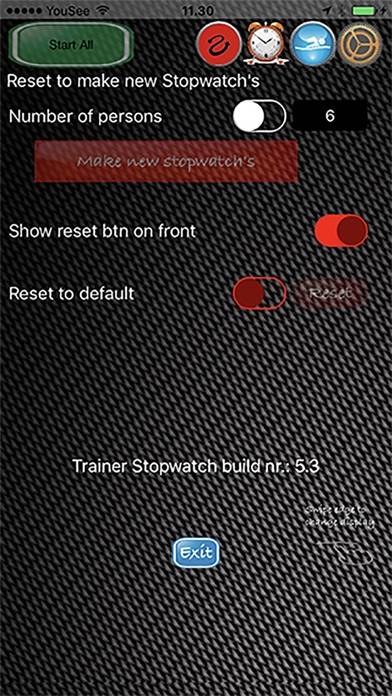 Trainer Stopwatch App screenshot #3