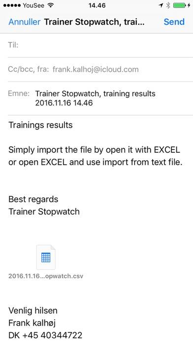 Trainer Stopwatch App screenshot #4