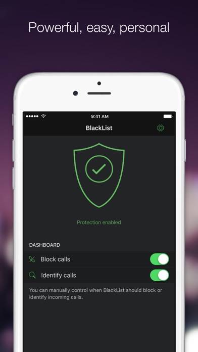 BlackList PRO: call blocker captura de pantalla