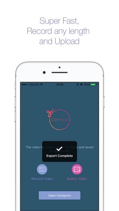 Continual for Instagram App screenshot