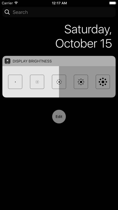 Widget Brightness Captura de pantalla de la aplicación
