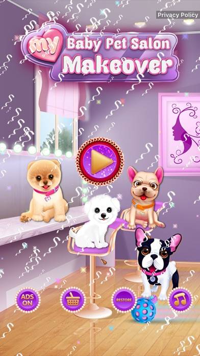 My Baby Pet Salon Makeover game screenshot