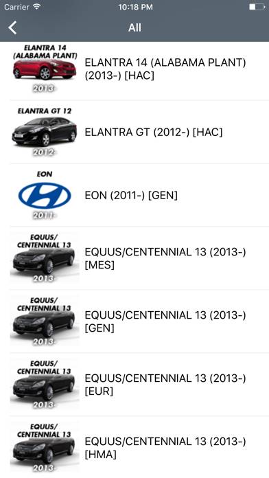 Hyundai Car Parts Скриншот приложения #1