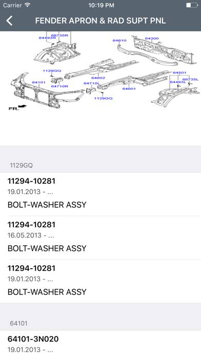 Hyundai Car Parts Schermata dell'app #3