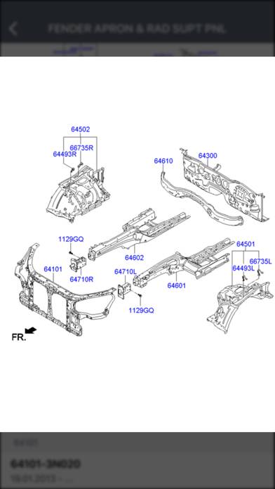 Hyundai Car Parts Скриншот приложения #4