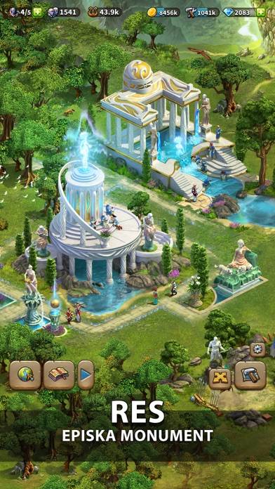 Elvenar skärmdump av spelet