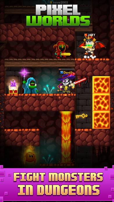 Pixel Worlds: MMO Sandbox skärmdump av spelet
