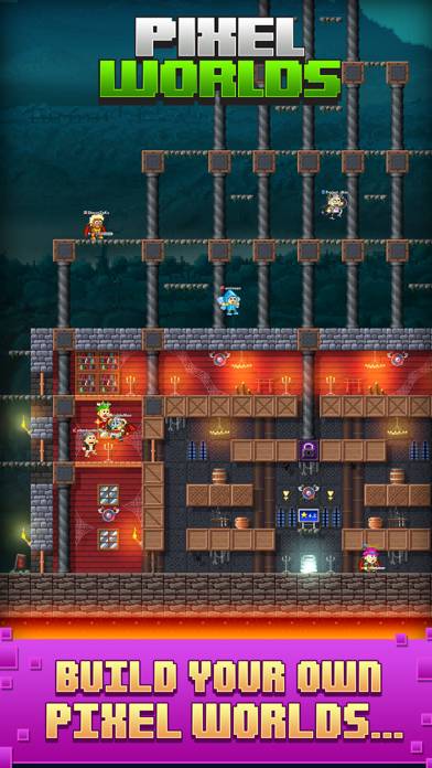 Pixel Worlds: MMO Sandbox skärmdump av spelet