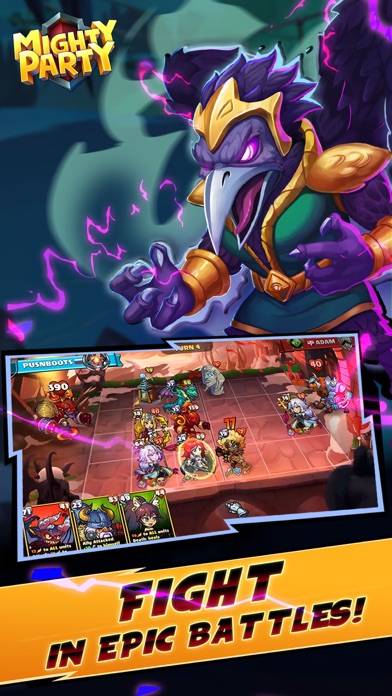 Mighty Party: Battle Heroes Скриншот приложения #1