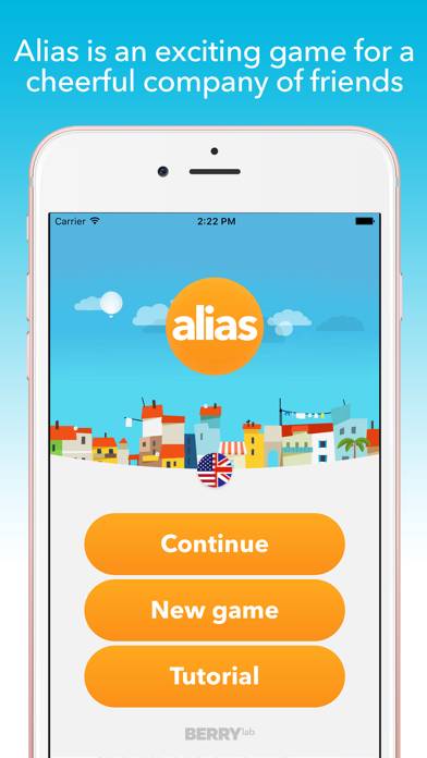 Alias - party game Bildschirmfoto
