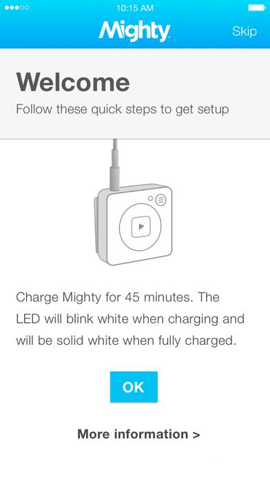 Mighty Audio App screenshot