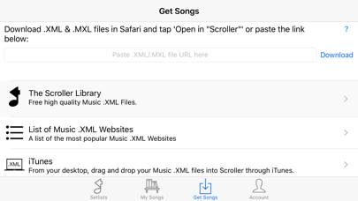 Scroller: MusicXML Sheet Music Reader Capture d'écran de l'application #2