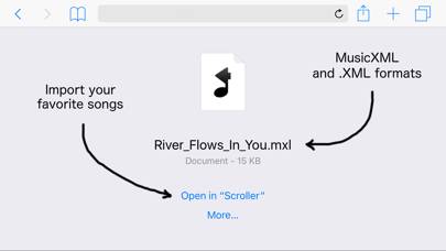 Scroller: MusicXML Sheet Music Reader Capture d'écran de l'application #3