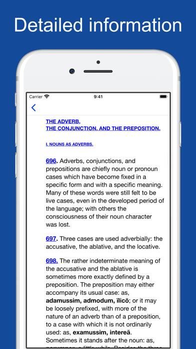 A Latin Grammar App screenshot #3