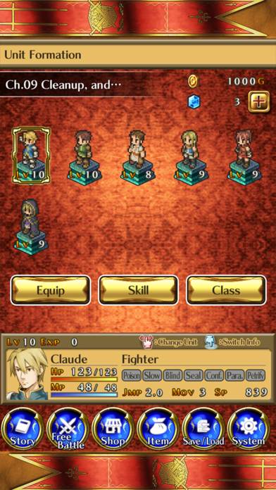 Mercenaries Saga2 schermata del gioco