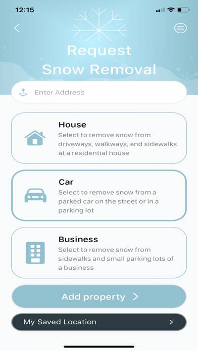 Shovler: Snow Removal OnDemand App screenshot