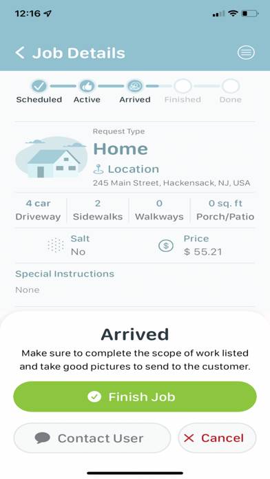 Shovler: Snow Removal OnDemand App screenshot