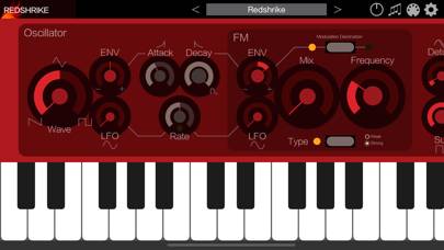 Redshrike - AUv3 Plug-in Synth screenshot