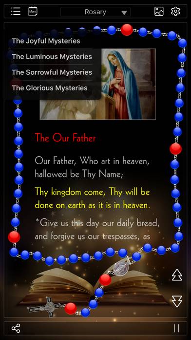 Holy Rosary Audio Deluxe(Rosary and Divine Mercy) Schermata dell'app #2