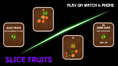 Slice Fruits (Watch & Phone) Schermata dell'app #1