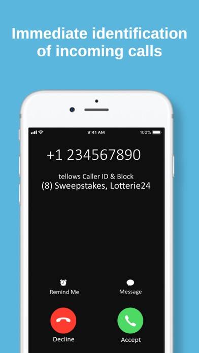 tellows Caller ID & Blocker immagine dello schermo