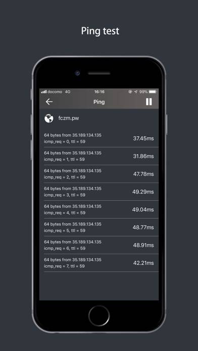 Httper, mobile postman app Schermata dell'app