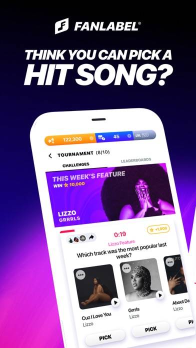 FanLabel: Daily Music Contests App screenshot #1
