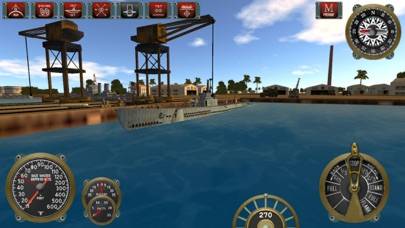 Silent Depth Submarine Sim schermata del gioco