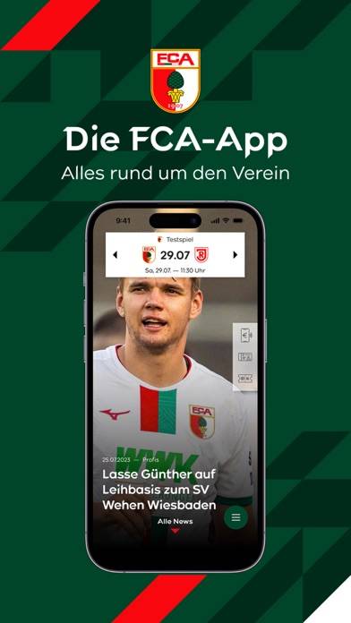 FC Augsburg 1907 App-Screenshot #1