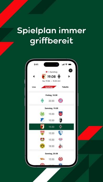 FC Augsburg 1907 App-Screenshot