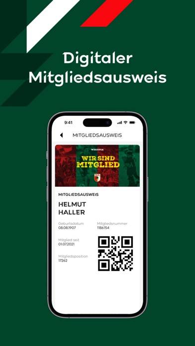 FC Augsburg 1907 App-Screenshot