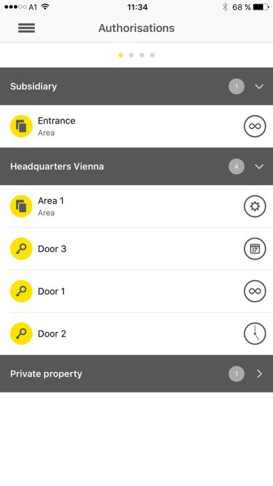 EVVA AirKey App skärmdump #4