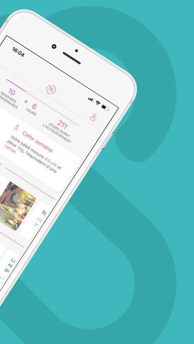 Materniteam, suivi grossesse Capture d'écran de l'application