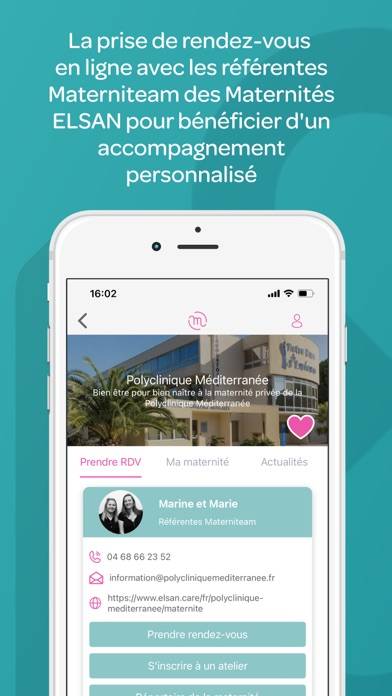 Materniteam, suivi grossesse Capture d'écran de l'application #5