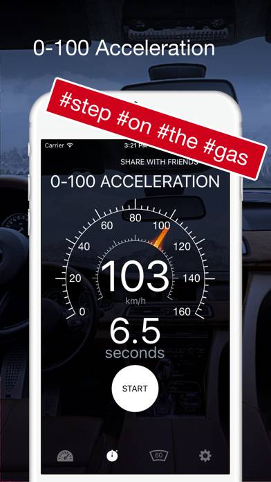 Speedometer GPS: HUD, Car Speed Tracker, Mph Meter Скриншот приложения #2