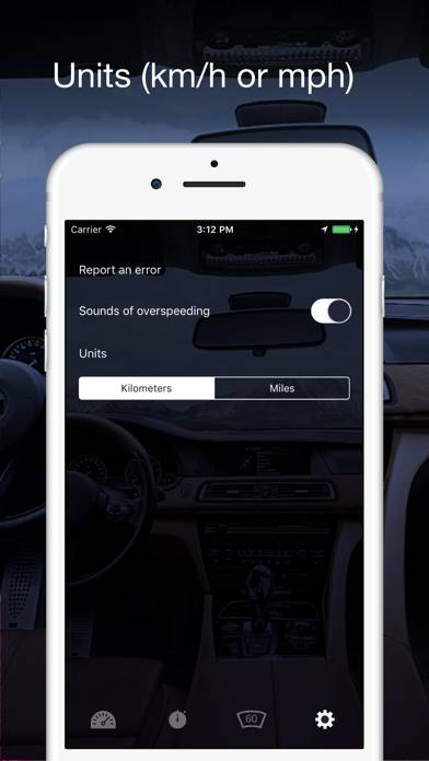 Speedometer GPS: HUD, Car Speed Tracker, Mph Meter App screenshot #5