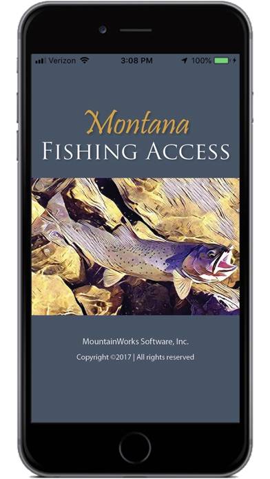Montana Fishing Access App screenshot #1
