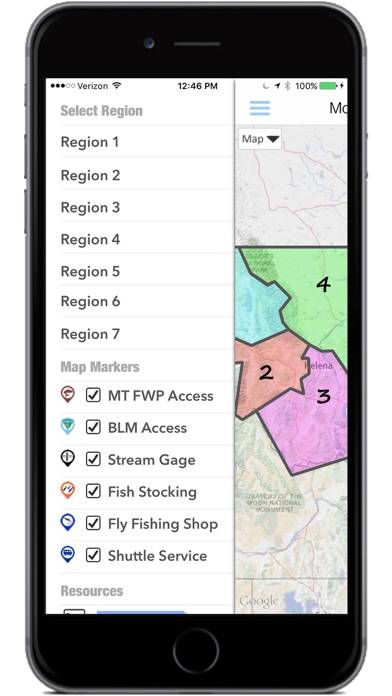 Montana Fishing Access App screenshot #2