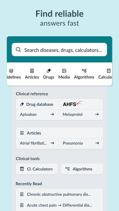 AMBOSS Medical Knowledge App screenshot