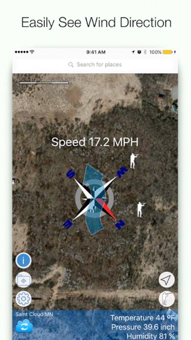 Wind Direction for Deer Hunting App screenshot #1